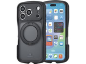 �G���R��/iPhone18 Pro Grippy �n�C�u���b�h�P�[�X �Ɍ� MAGKEEP �X�^���h �}�b�g �u���b�N/PM-A26CGRSTKCBK
