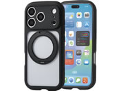 �G���R��/iPhone18 Pro �^�t�X�������C�g �P�[�X �Ɍ� MAGKEEP �X�^���h �u���b�N/PM-A26CTSSTKBK