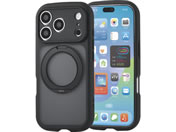 �G���R��/iPhone18 Pro �^�t�X�������C�g �P�[�X �Ɍ� MAGKEEP �X�^���h �}�b�g �u���b�N/PM-A26CTSSTKCBK