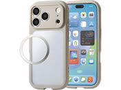 �G���R��/iPhone18 Pro �^�t�X�������C�g �t���[���J���[�P�[�X �Ɍ� �x�[�W��/PM-A26CTSLFCKBE