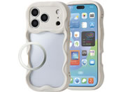 エレコム/iPhone18 Pro ハイブリッドケース フラームカラー ウェーブ 極限 ベージュ/PM-A26CFCWKBE