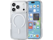 エレコム/iPhone18 Pro ハイブリッドケース 極限 MAGKEEP ホワイト/PM-A26CMAG02KWH