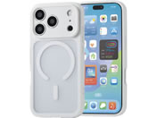 エレコム/iPhone18 Pro ハイブリッドケース 極限 MAGKEEP マット ホワイト/PM-A26CMAG2KCWH
