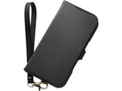 �G���R��/iPhone18 Pro �蒠�^�P�[�X �Ɍ� ���Εt �ϏՌ� �n���h�X�g���b�v�t �u���b�N/PM-A26CPLFY4KBK