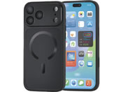 エレコム/iPhone18 ProMax アルミケース 極限 MAGKEEP ブラック/PM-A26DALCKM1