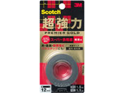 3M スコッチ超強力両面テープ プレミアゴールド粗面用12mm×1.5m