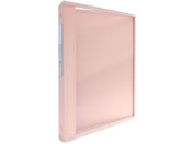 カルテブック(クリアータイプ)A4 2穴 ピンク 背幅30mm/0-5635-14