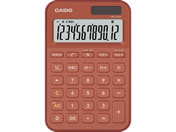 カシオ/カラフル電卓 ミニジャストタイプ ブリックレッド/MW-C20D-RD-N