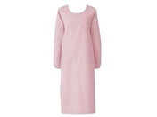 KAZEN/予防衣 長袖 エプロン 25-3061-0302 M WLD 139-33(ピンク)