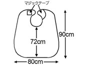 MANRAKU/�G�R�m�~�[�H���p�G�v���� 25-6645-0006 ���ʃI�����W MR-3002(80X90CM)