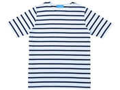 KAZEN WLD/ボーダーTシャツ SS ホワイト/HM22-40