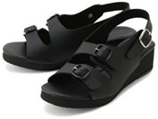 parfait/2�o�b�N���T���_�� �i�[�X�T���_�� 25-3438-0402 M KS-102(�u���b�N)