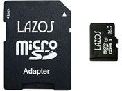 Lazos microSDHC[J[h 16GB L-B16MSD10-U1