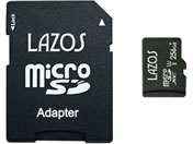 Lazos microSDXC[J[h 256GB L-B256MSD10-U3