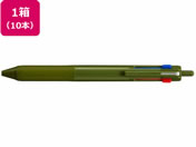 G)三菱鉛筆/ジェットストリーム3色 0.7 ダークオリーブ 10本