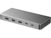 サンワサプライ/USB Type-Cドッキングステーション HDMI×2画面 USBハブ×7ポート/USB-CVDK21