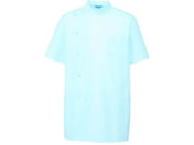 KAZEN WLD/メンズ医務衣 半袖 LL サックス/132-31