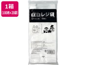 Forestway/レジ袋 半透明 20号 100枚×20袋