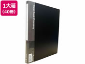 Forestway/クリヤーブック エコノミー A4 20ポケット 黒 40冊