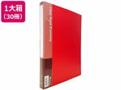 Forestway/クリヤーブック エコノミー A4 40ポケット 赤 30冊