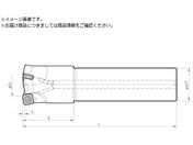 京セラ/高送りカッタ MFH Harrier エンドミル SOMT10タイプ ロングシャンク 刃径40mm 刃数4枚 全長250mm シャンク径32mm MFH40-S32-10-4T-250