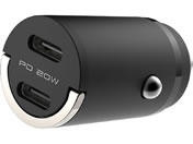 カシムラ/DC/USB Type-C2ポートPD20W コンパクト/DC058