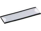 TRUSCO/マグネット式見出しプレート 25X80 黒 10枚入 MGP-25X80-BK