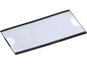 TRUSCO/マグネット式見出しプレート 40X80 黒 10枚入 MGP-40X80-BK