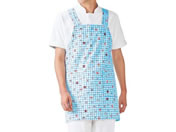 KAZEN WLD/エプロン 男女兼用 アンパンマン柄 L サックス/ANP913-71