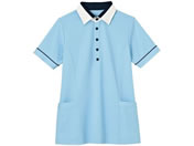 カーシーカシマ/半袖プルオーバー(男女兼用)介護ユニフォーム 24-8152-0306 3L HM2449-6(ソラ)