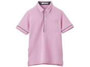 カーシーカシマ/半袖ポロシャツ(男女兼用)介護ユニフォーム 24-8151-0303 M HSP003-9(ブロッサムピンク)