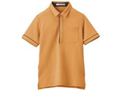 カーシーカシマ/半袖ポロシャツ(男女兼用)介護ユニフォーム 24-8151-0405 LL HSP003-14(サニーオレンジ)