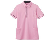 カーシーカシマ/半袖ロングポロシャツ(男女兼用)ケアウェア 25-2429-0304 L HSP004-9(ブロッサムピンク)