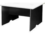 Netforce/�A���j�[�� �t���[�A�h���X�f�X�N ��1200mm �ؐ� �u���b�N�r�~�z���C�g�V��