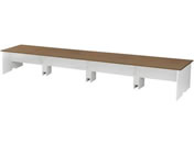 Netforce/�A���j�[�� �t���[�A�h���X�f�X�N ��4800mm �ؐ� �z���C�g�r�~�E�H�[���i�b�g�V��
