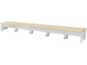 Netforce/�A���j�[�� �t���[�A�h���X�f�X�N ��6000mm �ؐ� �z���C�g�r�~�i�`�������V��