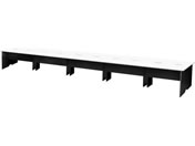 Netforce/�A���j�[�� �t���[�A�h���X�f�X�N ��6000mm �ؐ� �u���b�N�r�~�z���C�g�V��
