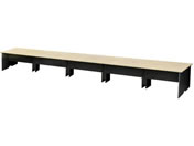 Netforce/�A���j�[�� �t���[�A�h���X�f�X�N ��6000mm �ؐ� �u���b�N�r�~�i�`�������V��