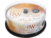 Lazos 繰返し録画用 DVD-RW 20枚 地デジ対応 L-DRW20P