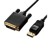 GR ϊP[u DisplayPort-DVI 1.0m CAC-DPDVI10BK