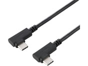 �G���R��/USB Type-C �P�[�u�� ���[L�� ���炩 60W PD USB2.0 480Mbps 1.5m/U2C-CLLY15NBK