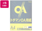 SAKAEテクニカルペーパー/極厚口カラーPPC A4 ライトレモン 50枚×5冊