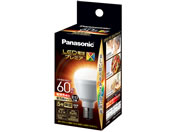 パナソニック LED電球プレミアX E17口金 60形相当760lm 電球色