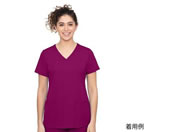 Healing Hands/HH WORKS スクラブトップス MONICA LL ワイン