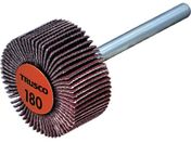 TRUSCO/セラミックフラップホイール 軸径3mm #180 外径20×幅10×軸長30 10個入 TCF2010-CE-180