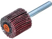 TRUSCO/セラミックフラップホイール 軸径6mm #60 外径25×幅25×軸長40 5個入 TCF2525-CE-60