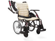 カワムラサイクル/車いす 介助用 ウェイビットプラス カフェモカ/WAP16-42A
