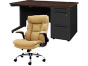 Netforce �f�X�N�`�F�A�Z�b�g �Б�3�i W1400 �����f�X�N+�`�F�A ���~�L������ LKD147BKDYBRCA3