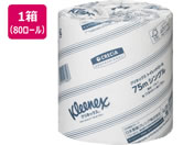 クレシア/クリネックス トイレットロール シングル 75m 個包装 80ロール/10821