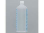 シンリョウ/プリントメモリ瓶 青目盛 未滅菌 500mL 40本/107080